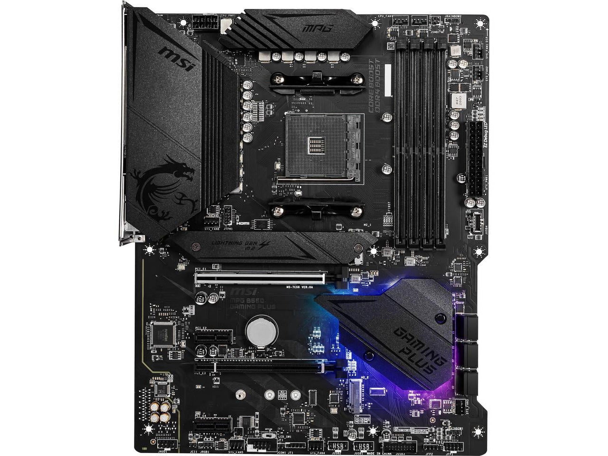 MPG B550 GAMING plus Desktop Motherboard - AMD Chipset - Socket AM4 - ATX (244343)